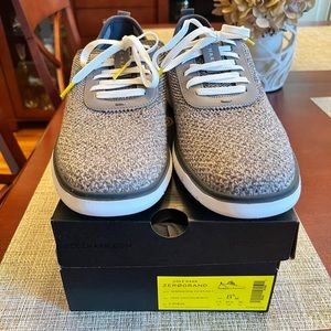 Cole Haan Zero Grand shoes. Gray knit. 8.5